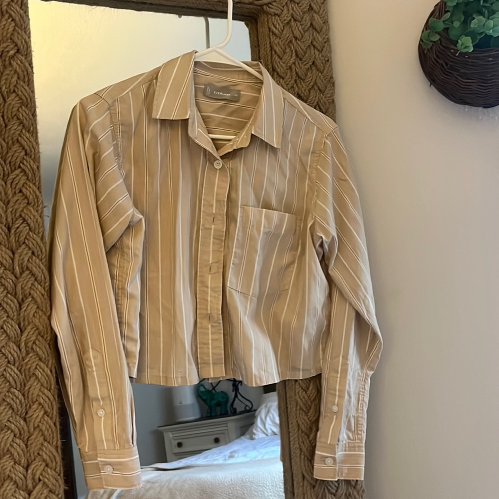 Everlane Silky Cotton Way Short shirt